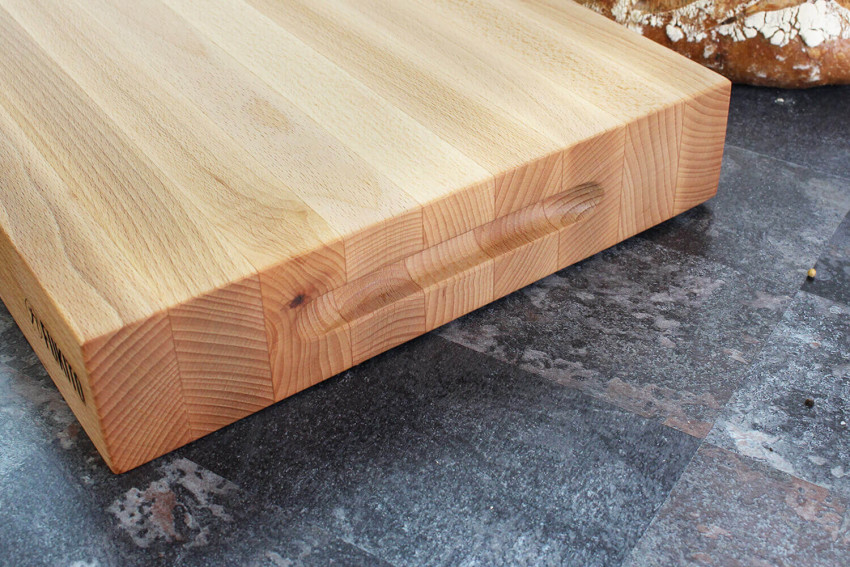 Planche à découper en bois de hêtre Fukito - 45x30x6,2cm