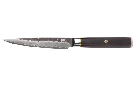 Couteau universel 12cm Fukito Ébène Damas VG10 67 couches acier japonais